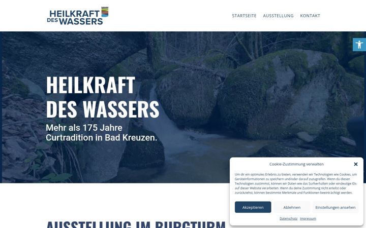 Screenshot of heilkraftdeswassers.at
