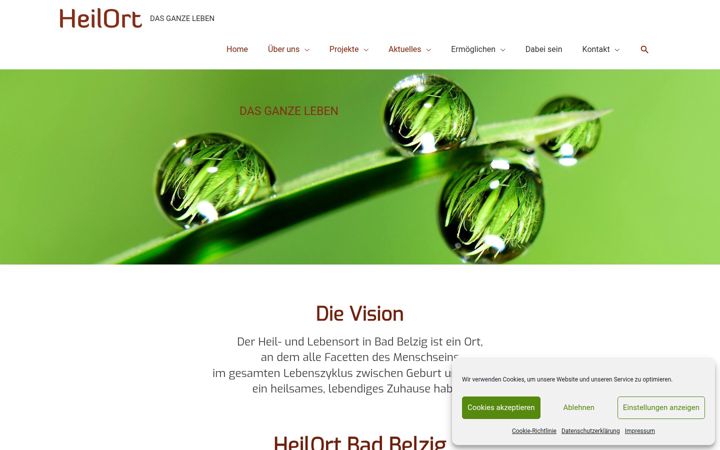 Screenshot of heilort.org