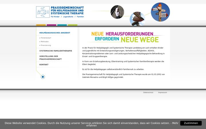 Screenshot of heilpaedagogenpraxis.de