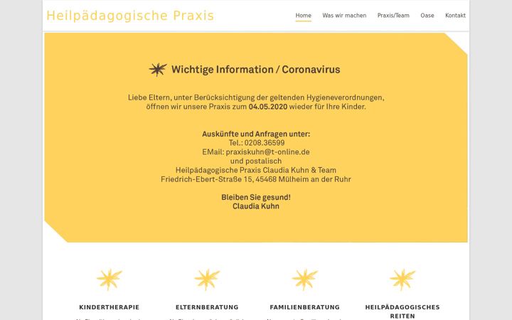 Screenshot ta' heilpaedagogik-kuhn.de