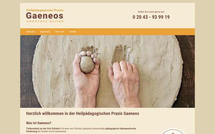 Screenshot of heilpaedagogische-praxis-gaeneos.de