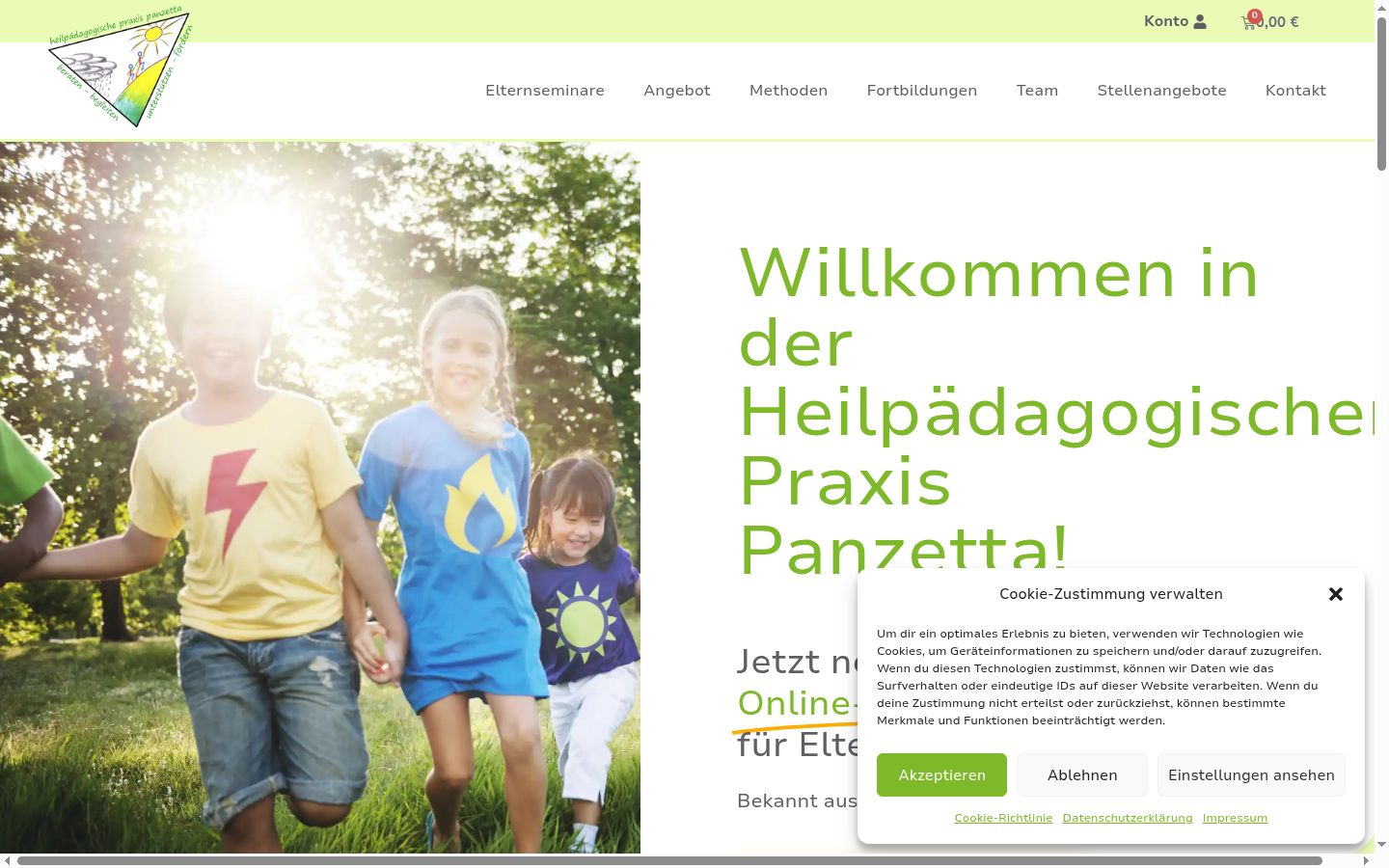 Zrzut ekranu banera zgody wyświetlanego przed jakąkolwiek interakcją