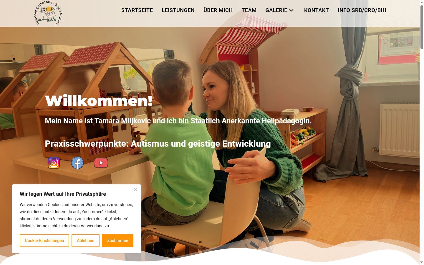 Zrzut ekranu banera zgody wyświetlanego przed jakąkolwiek interakcją