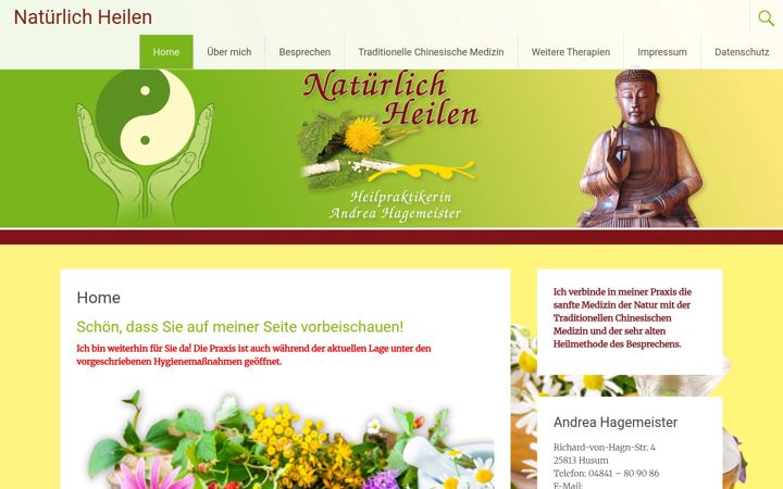 Screenshot of heilpraktik-husum.de