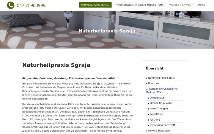 Screenshot of heilpraktiker-cuxhaven.com