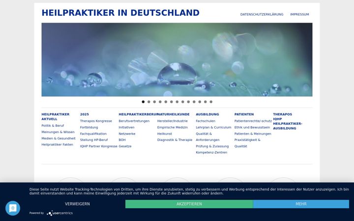 Screenshot of heilpraktiker-in-deutschland.de