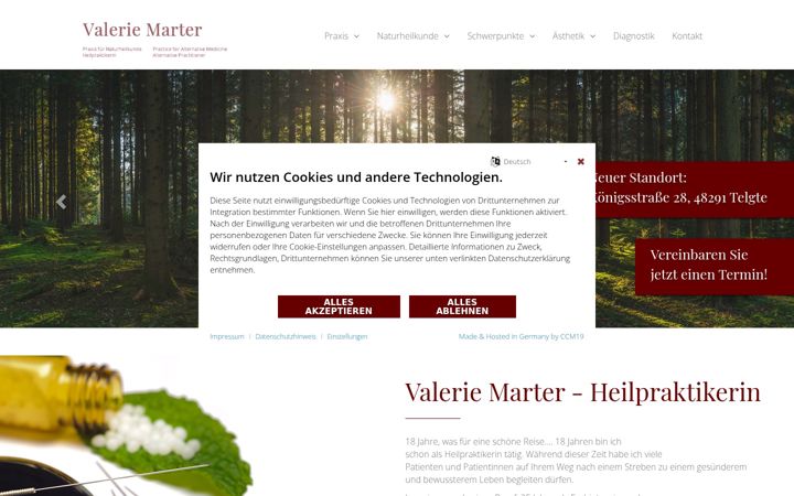 Screenshot of heilpraktiker-marter.de