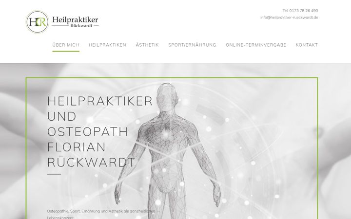 Screenshot of heilpraktiker-rueckwardt.de