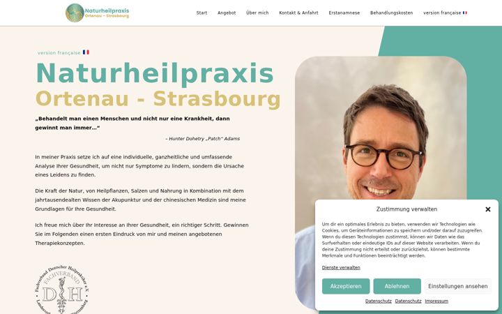 Screenshot of heilpraktiker-schneider.eu
