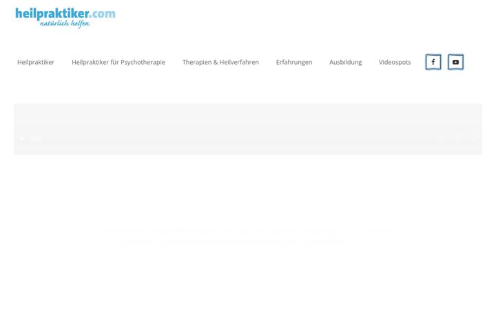 Screenshot of heilpraktiker.com