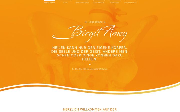 Zrzut ekranu heilpraktikerin-amey.de