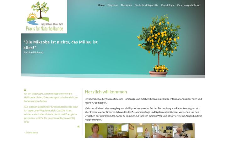 Screenshot of heilpraktikerin-barth.de