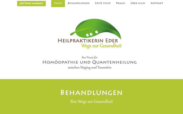 Screenshot of heilpraktikerin-eder.de
