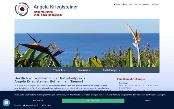 Screenshot of heilpraktikerin-hofheim.de