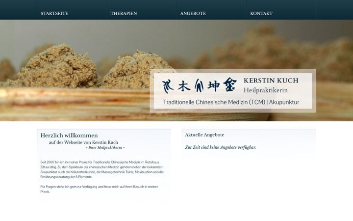 Screenshot of heilpraktikerin-tcm-kuch.de
