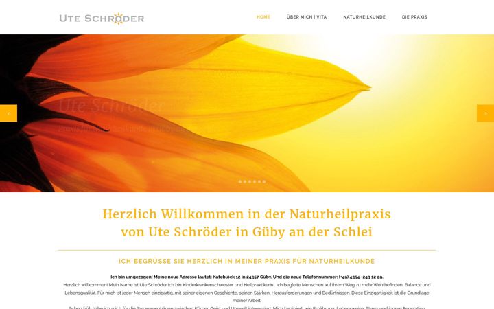 Screenshot of heilpraktikerin-ute-schroeder.de