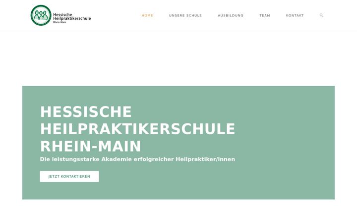 Screenshot of heilpraktikerschule-hessen.de