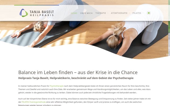 Screenshot of heilpraxis-baselt.de