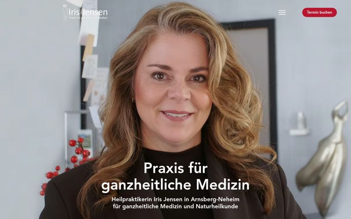 Screenshot of heilpraxis-jensen.de