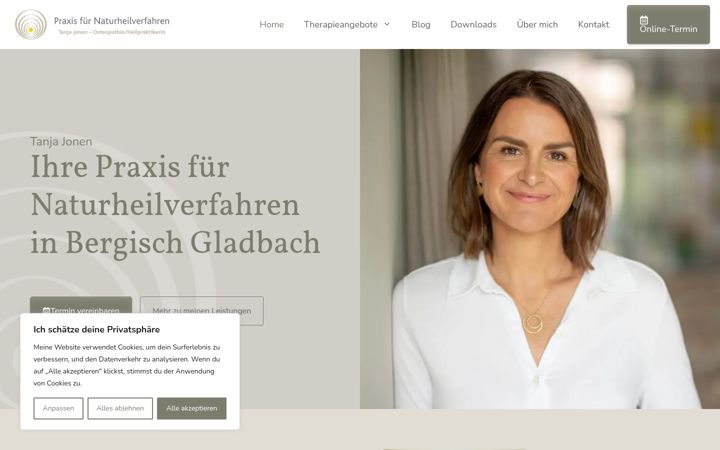 Skærmbillede af heilpraxis-jonen.de