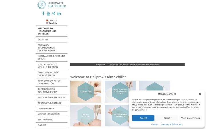 Skærmbillede af heilpraxis-kim-schiller.de