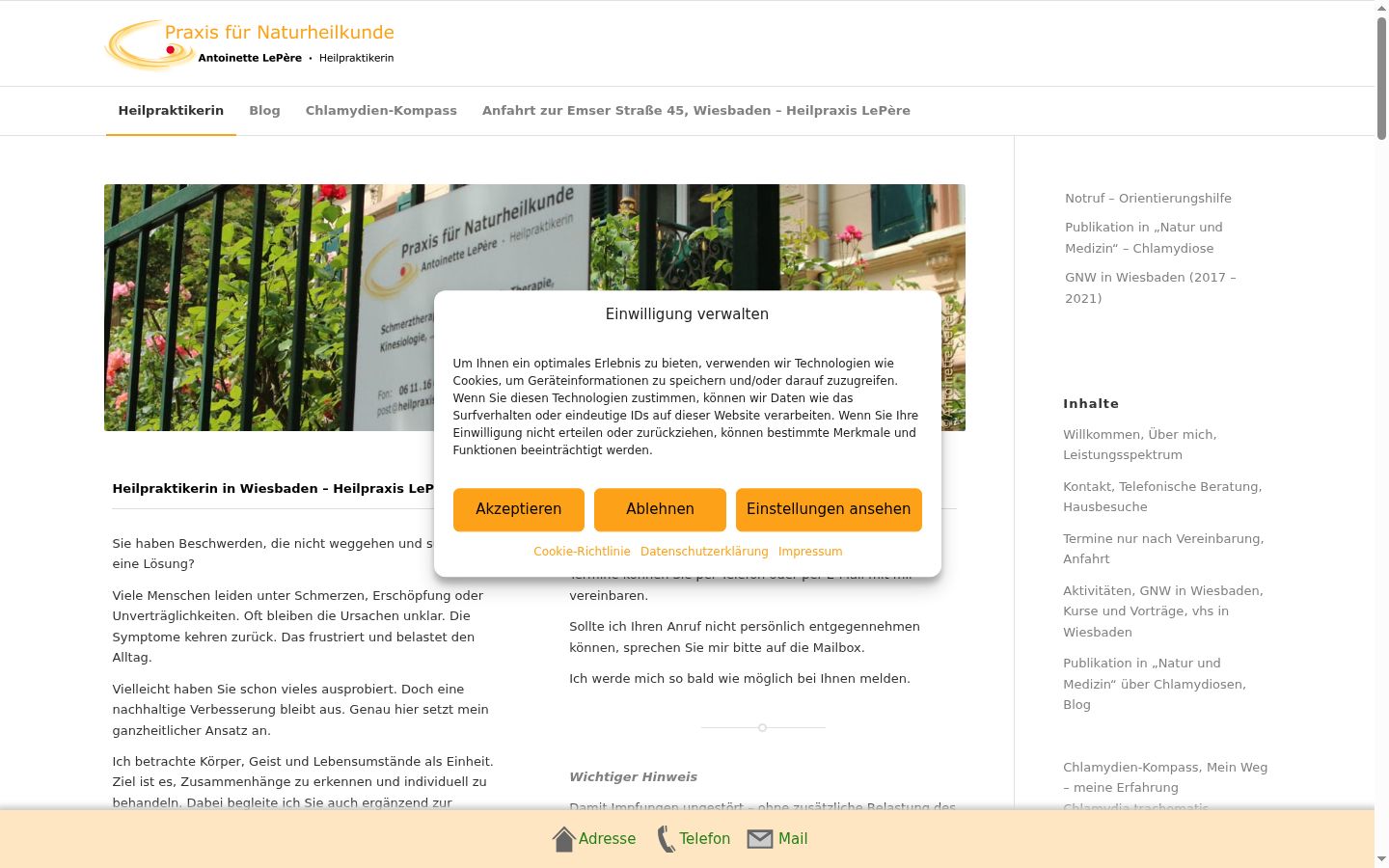 Screenshot tal-banner tal-kunsens muri qabel kwalunkwe interazzjoni