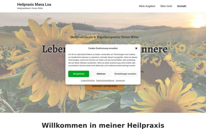 Screenshot of heilpraxis-manaloa.de