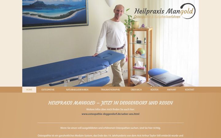 Screenshot of heilpraxis-mangold.de