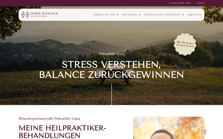 Screenshot of heilpraxis-marie-schnack.de