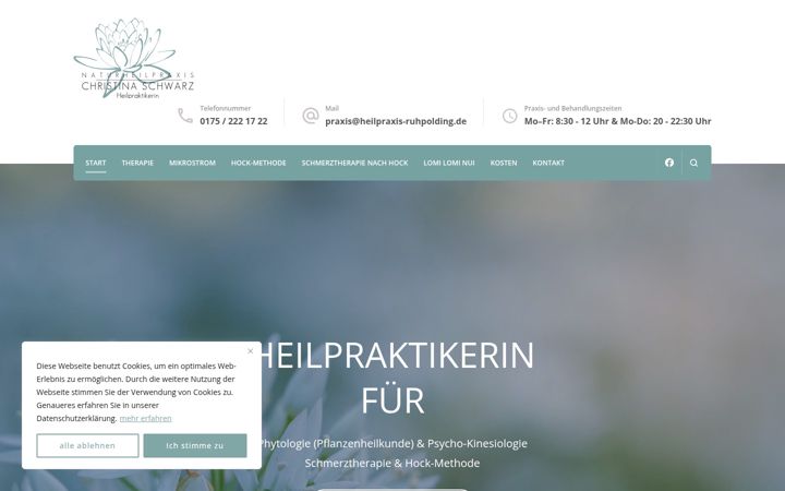 Screenshot of heilpraxis-ruhpolding.de