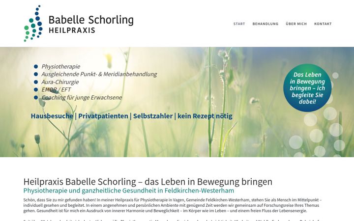 Snímek obrazovky heilpraxis-schorling.de