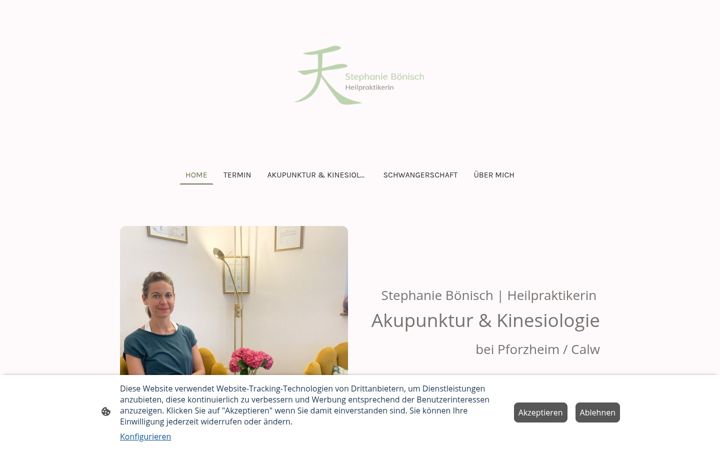 Snímek obrazovky heilpraxis-stephanie.de