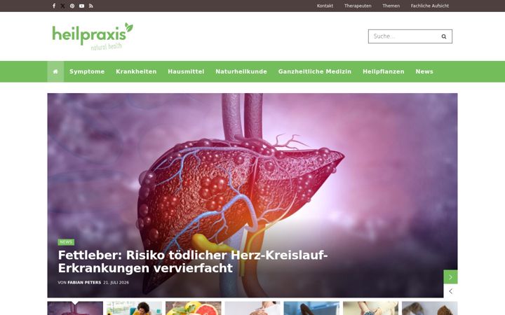 Zrzut ekranu heilpraxisnet.de