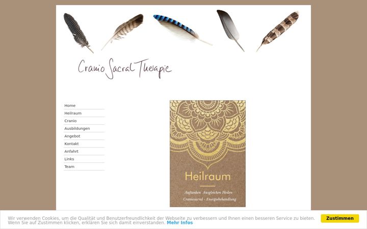 Screenshot of heilraum-jac.ch