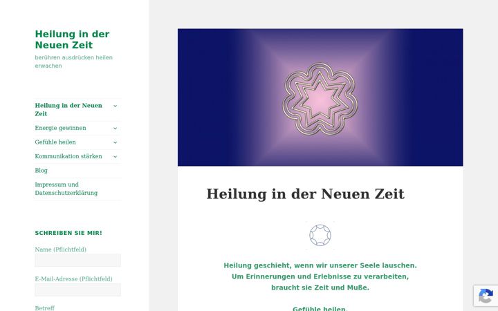 Screenshot of heilung-in-der-neuen-zeit.de