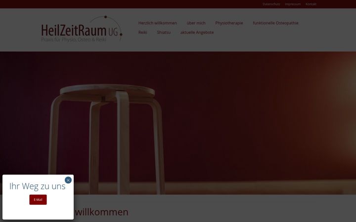 Skærmbillede af heilzeitraum.de