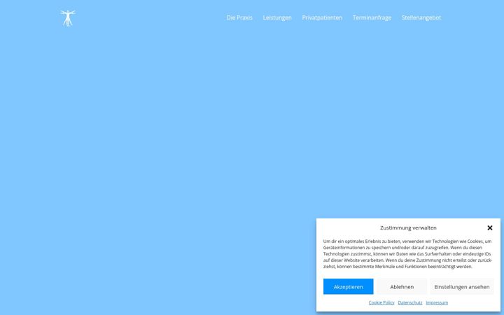 Screenshot of heilzentrumbayern.de