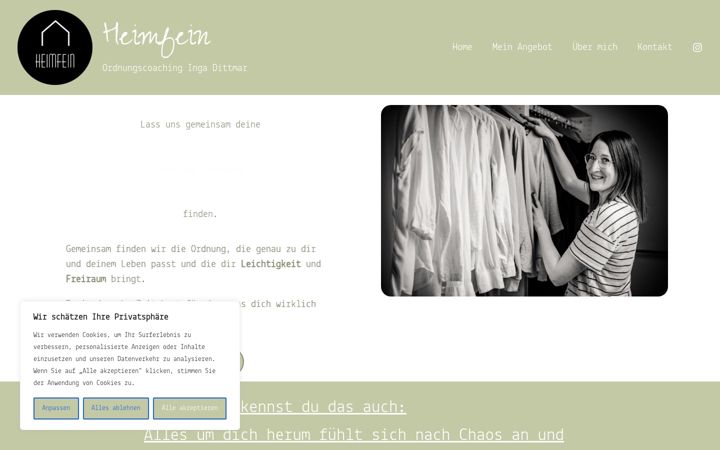Screenshot of heim-fein.de