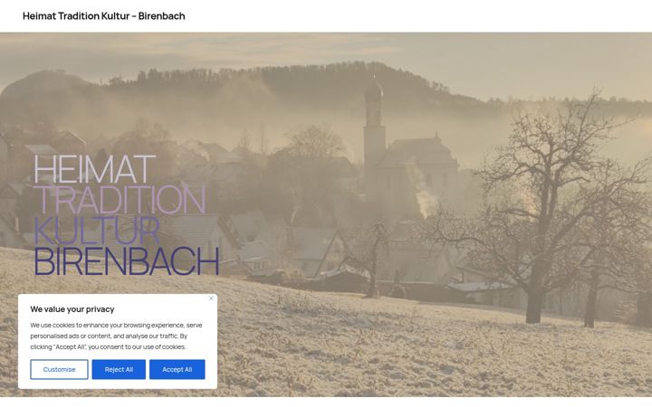 Screenshot of heimat-tradition-kultur-birenbach.de