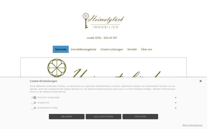 Screenshot of heimatglueck-immo.de