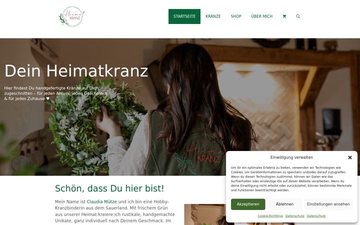 Screenshot of heimatkranz.de