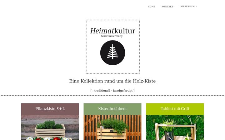 Screenshot of heimatkultur.com