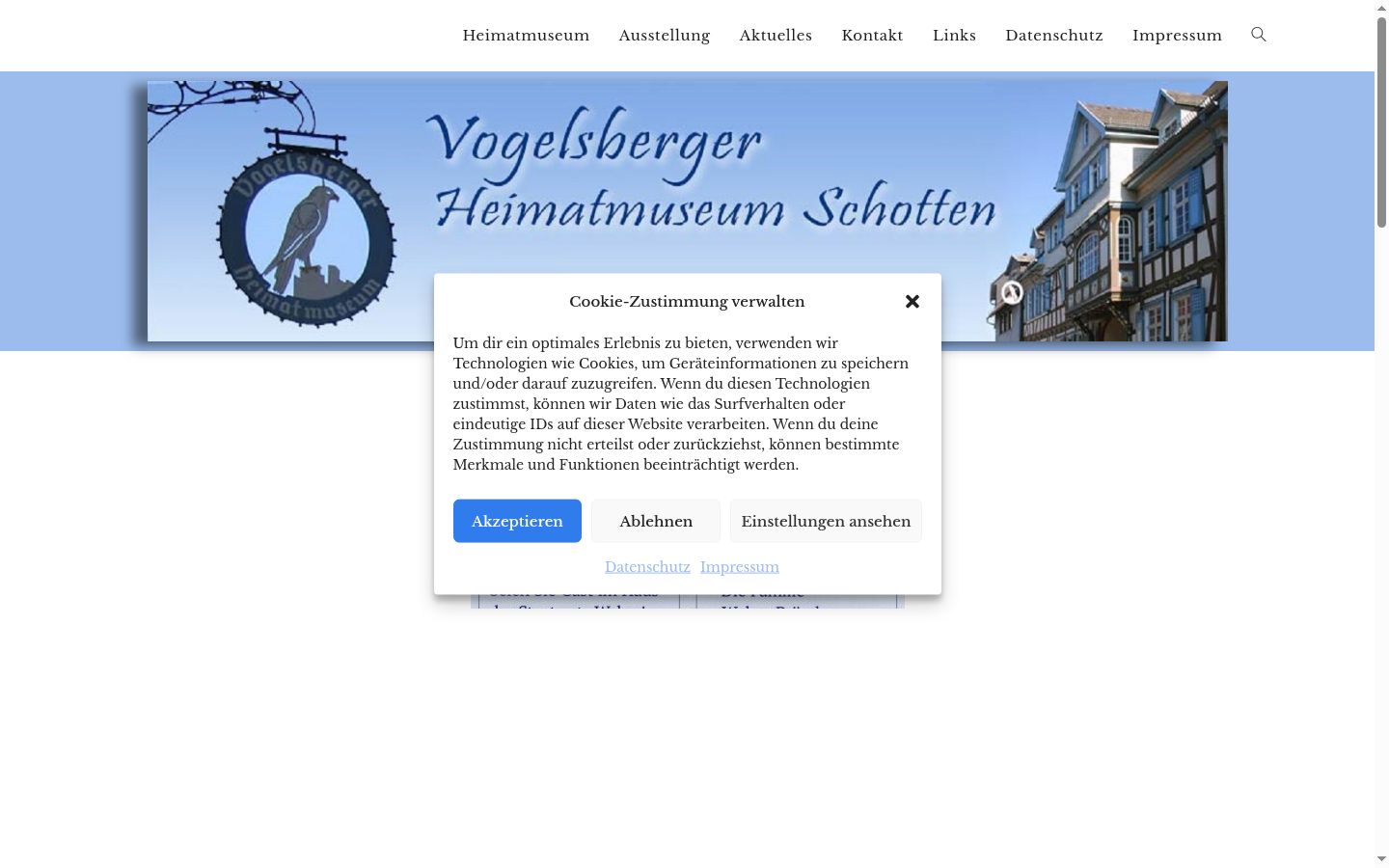 Skærmbillede af samtykkebanneret, som det blev vist før nogen interaktion
