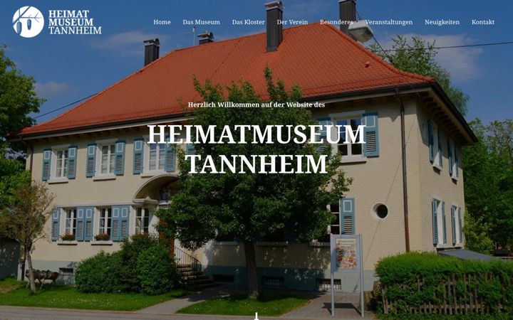 Screenshot ta' heimatmuseum-tannheim.de