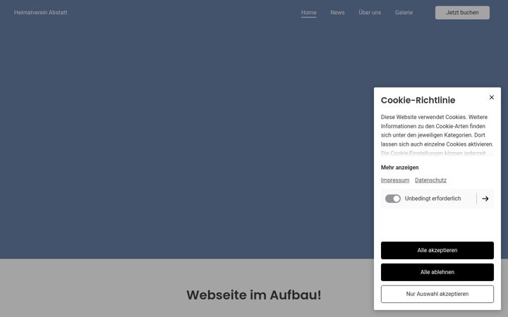 Screenshot of heimatverein-abstatt.de