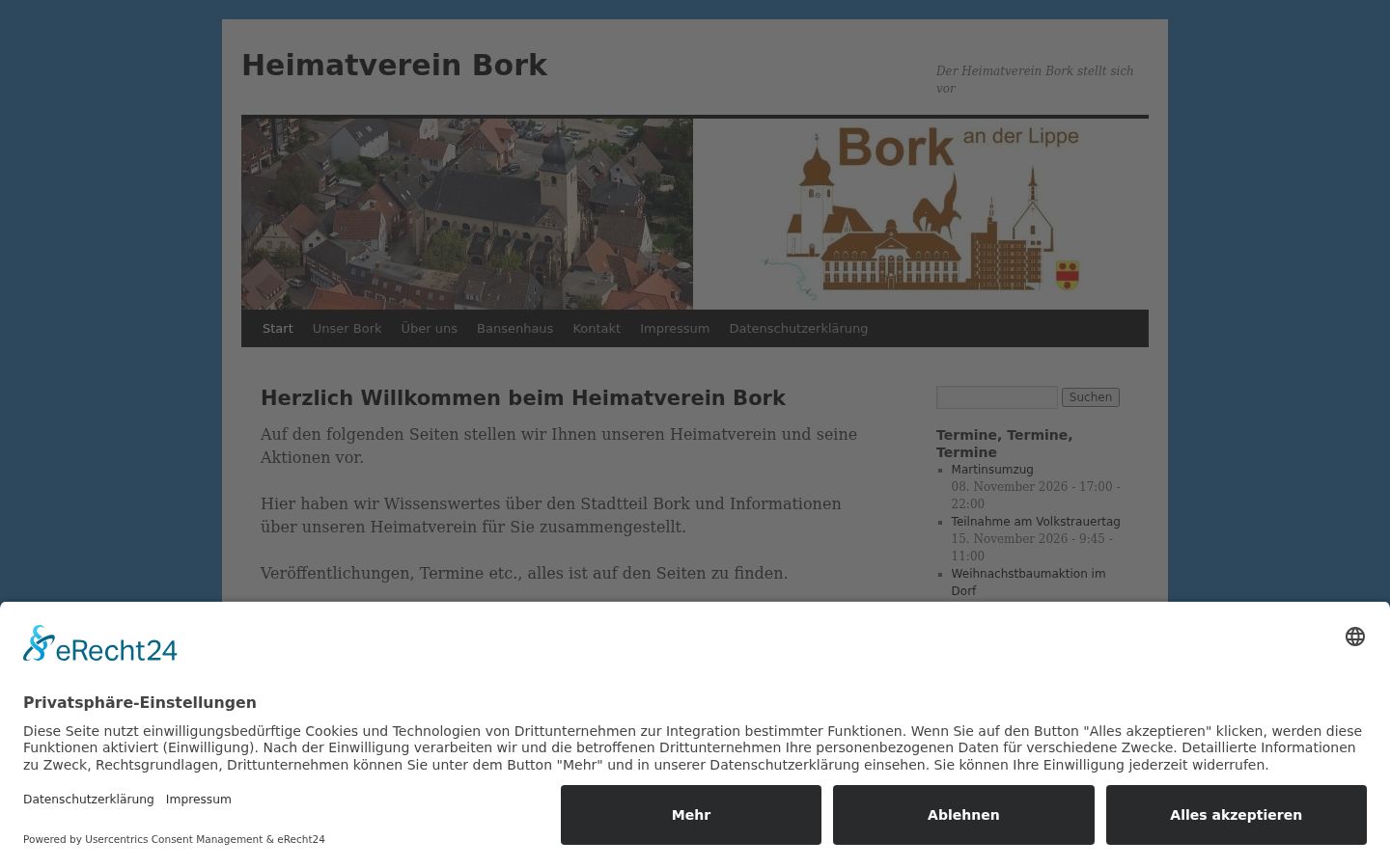 Capture d'écran de la bannière de consentement affichée avant toute interaction
