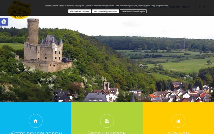Screenshot of heimatverein-burgschwalbach.de