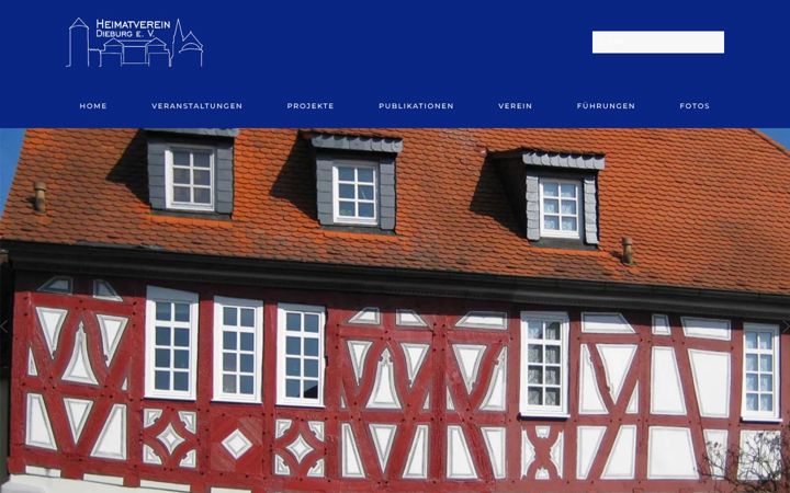 Captura de ecrã de heimatverein-dieburg.de