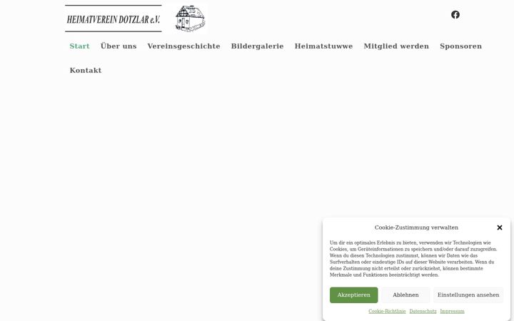 Captura de ecrã de heimatverein-dotzlar.de