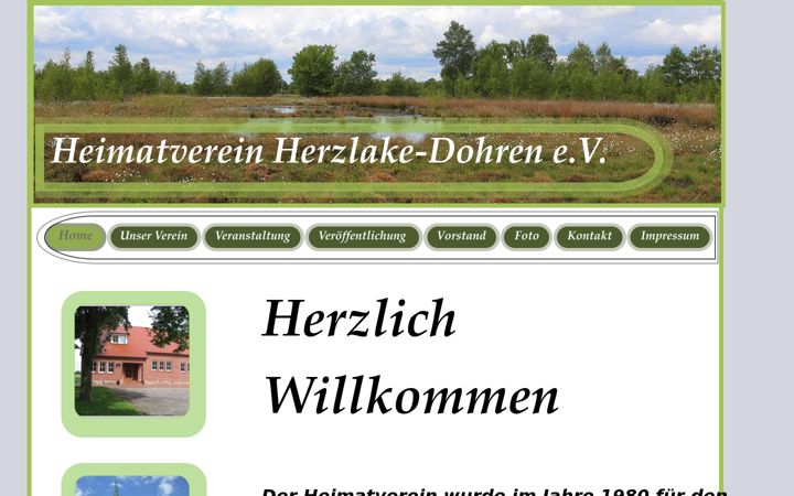 Screenshot of heimatverein-herzlake-dohren.com